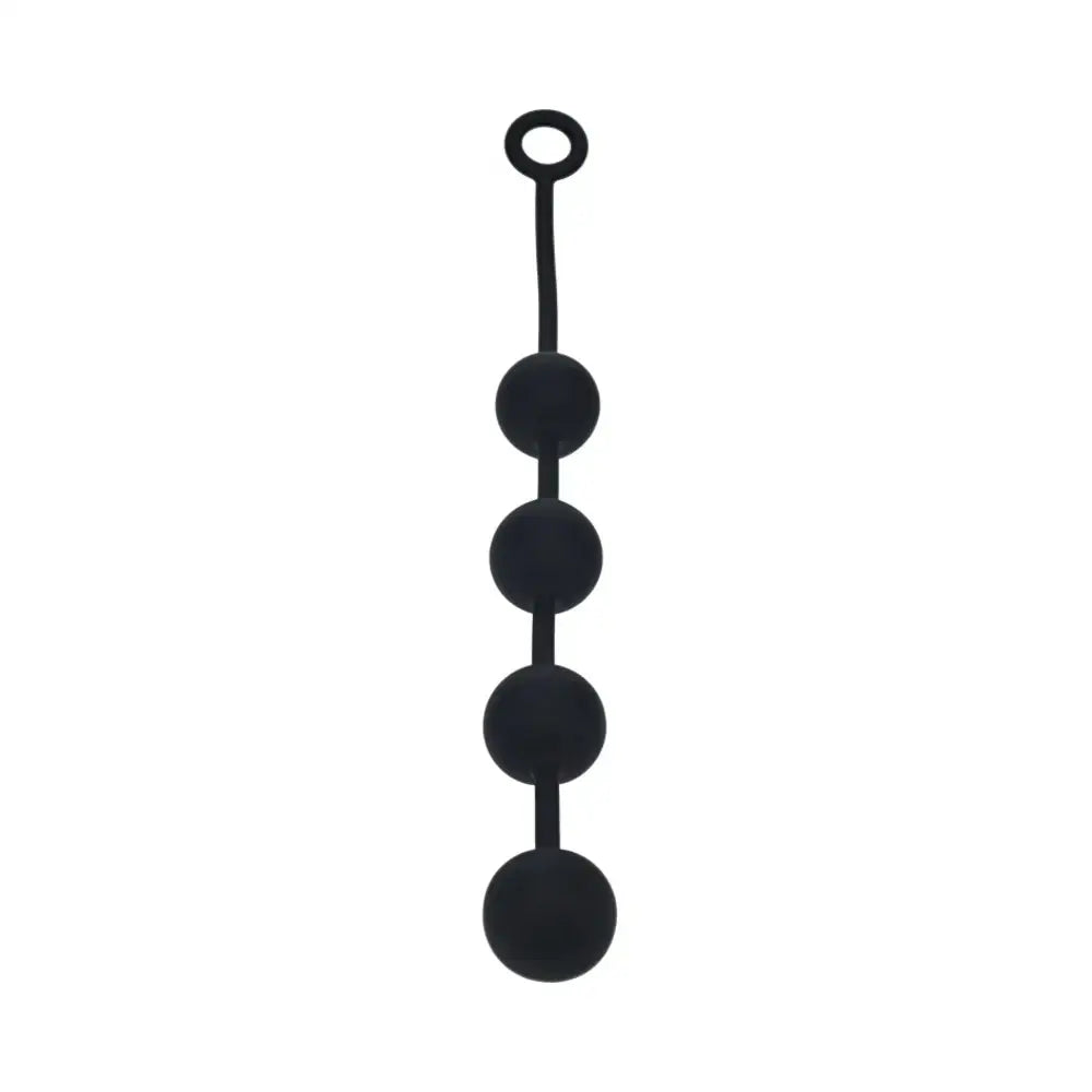 Shots LEVELZ Round Silicone Anal Balls Black / XL