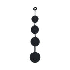 Shots LEVELZ Round Silicone Anal Balls Black / XXL