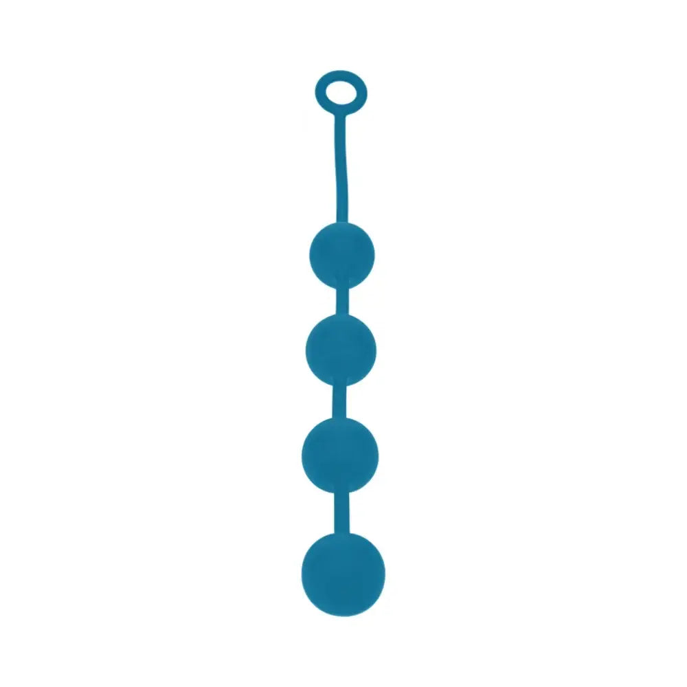 Shots LEVELZ Round Silicone Anal Balls Teal / XL
