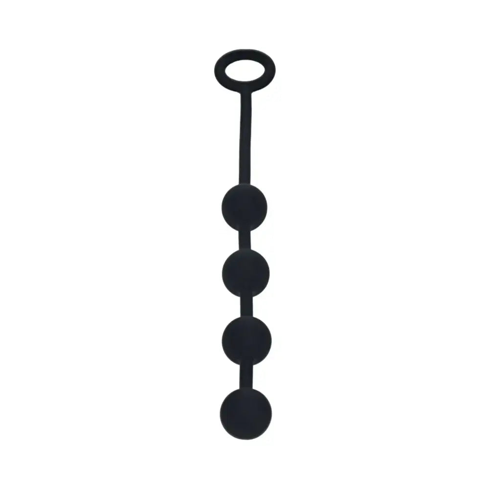 Shots LEVELZ Round Silicone Anal Balls Black / Small