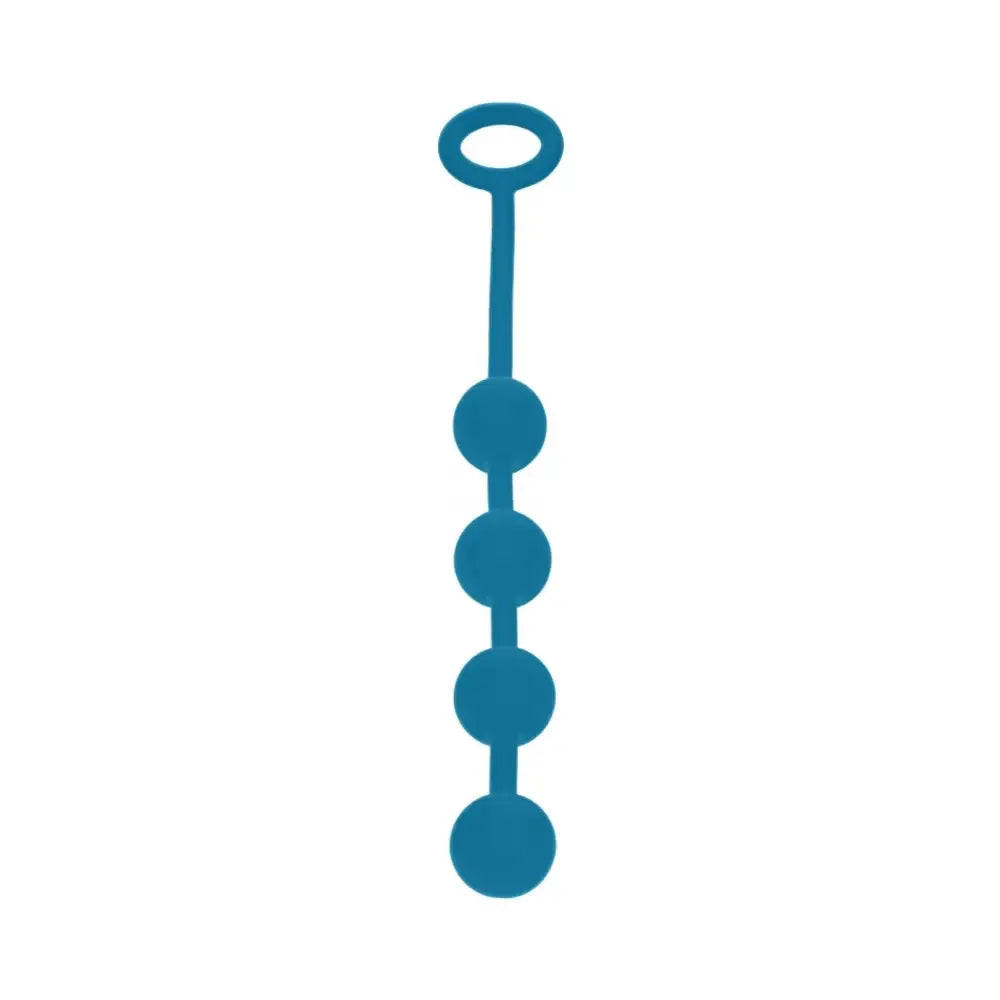 Shots LEVELZ Round Silicone Anal Balls Teal / Small