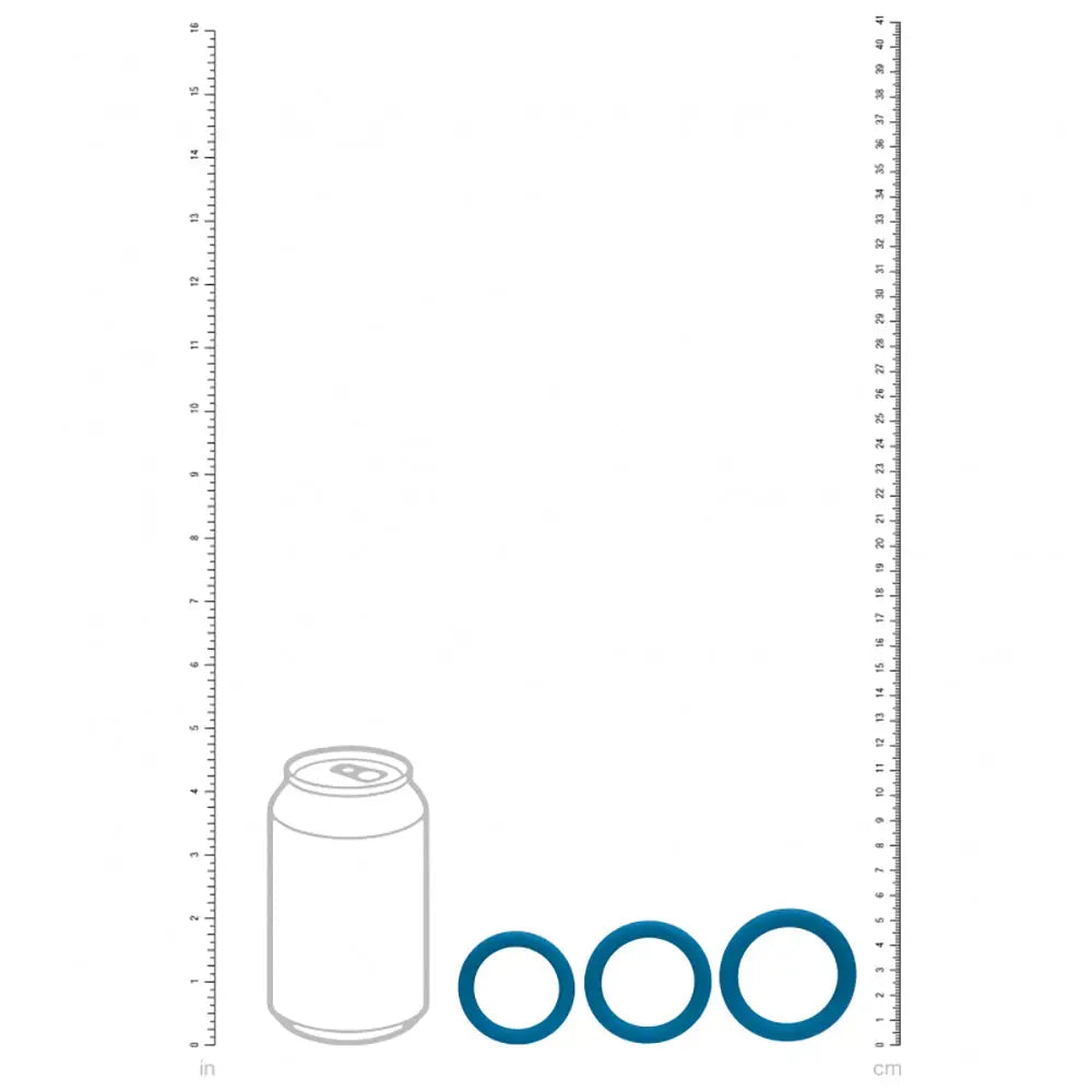 Shots LEVELZ Silicone C-Ring Set of 3