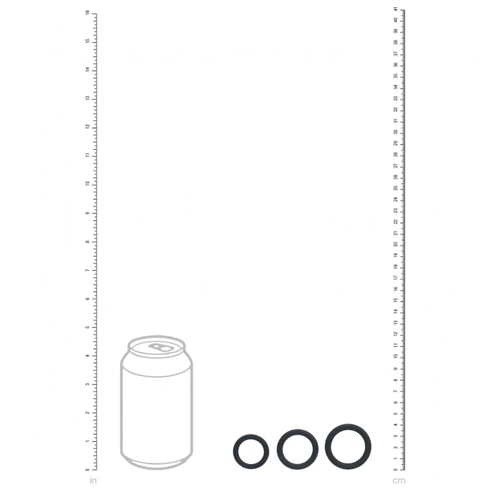 Shots LEVELZ Silicone C-Ring Set of 3