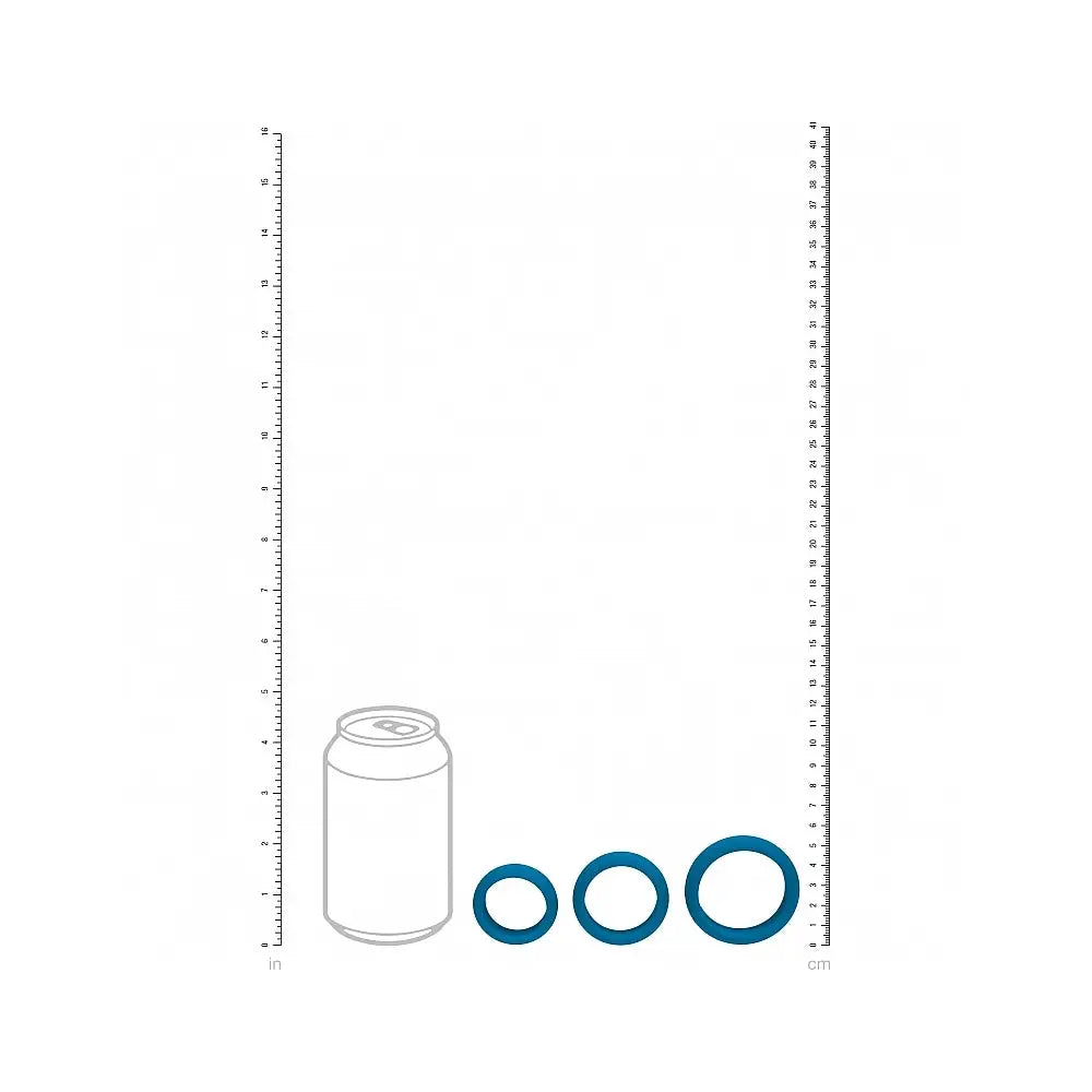 Shots LEVELZ Silicone C-Ring Set of 3