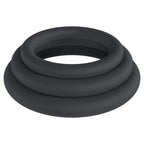 Shots LEVELZ Silicone C-Ring Set of 3 Black / XS/S/M / Classic