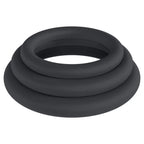 Shots LEVELZ Silicone C-Ring Set of 3 Black / L/XL/XXL / Classic