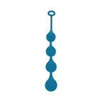 Shots LEVELZ Waterdrop Silicone Anal Balls Teal / Large
