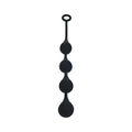 Shots LEVELZ Waterdrop Silicone Anal Balls Black / Large