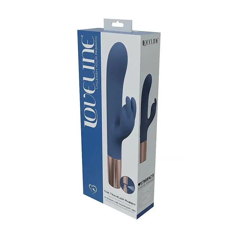 LoveLine® Traveler Rabbit Vibrator with Built - In Lubricant Dispenser - Rolik®