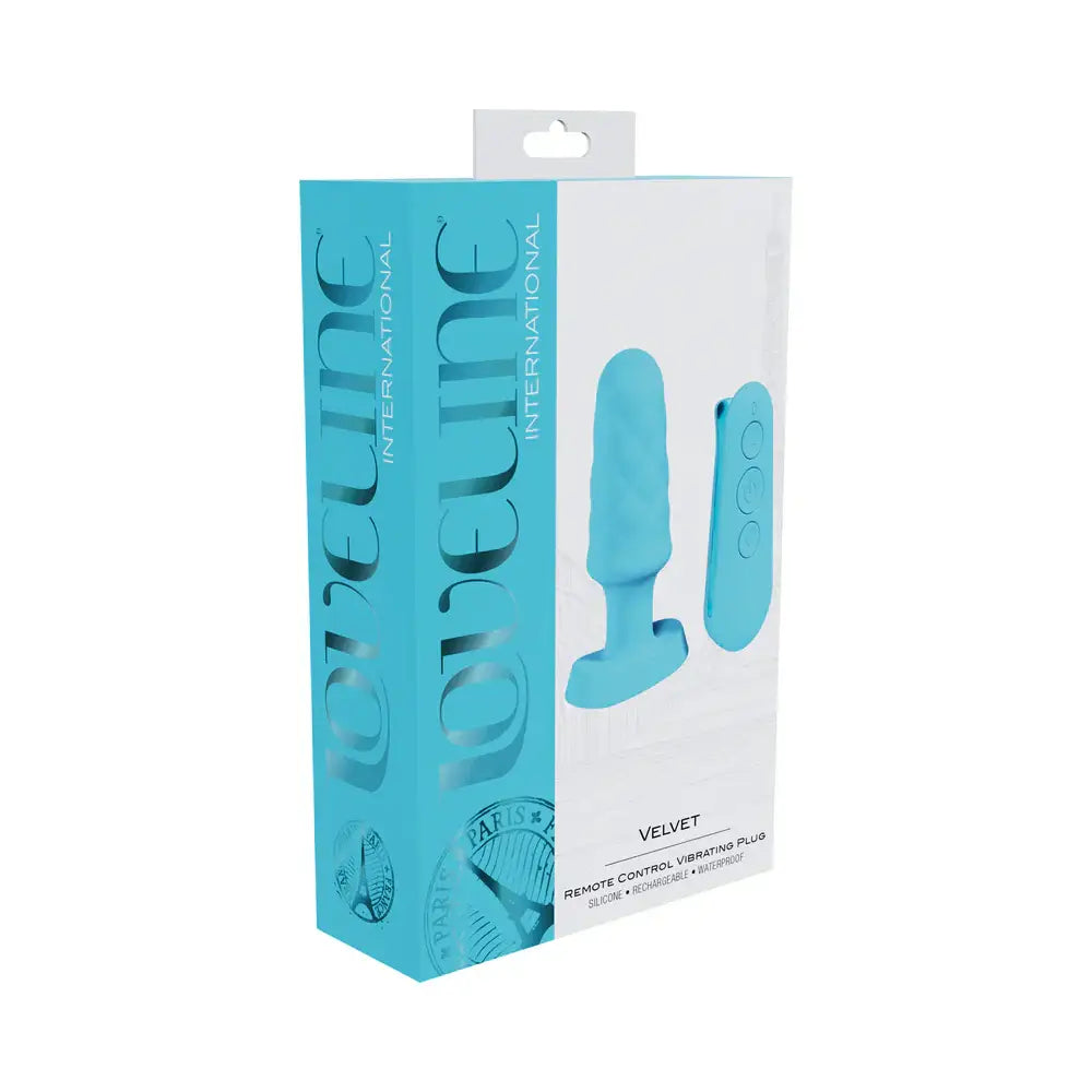 Loveline Velvet Remote Control Vibrating Plug
