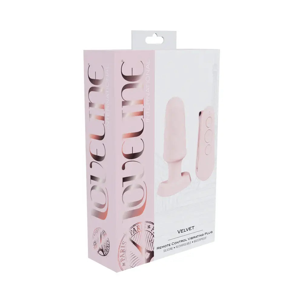 Loveline Velvet Remote Control Vibrating Plug