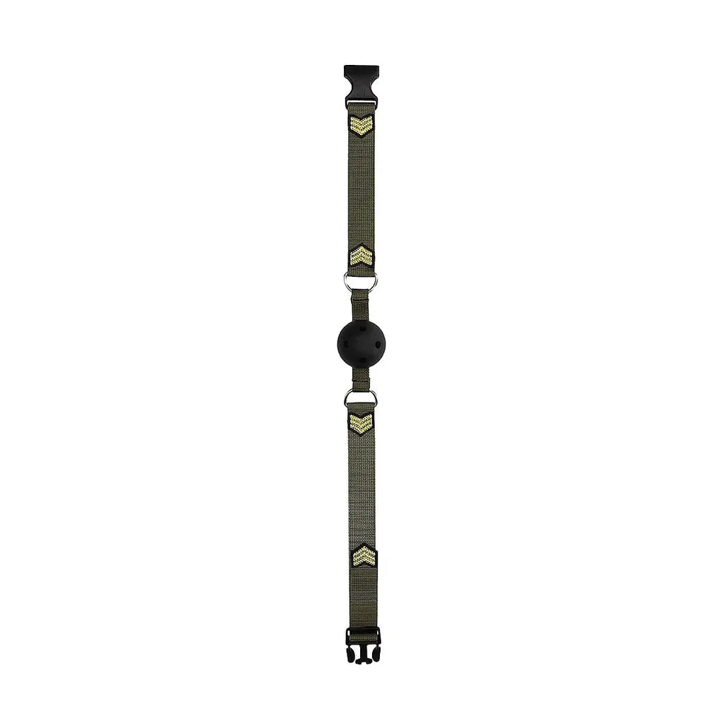 Army Bondage Kit for Playful Fun includes Breathable Ball Gag - Camo - Restraints