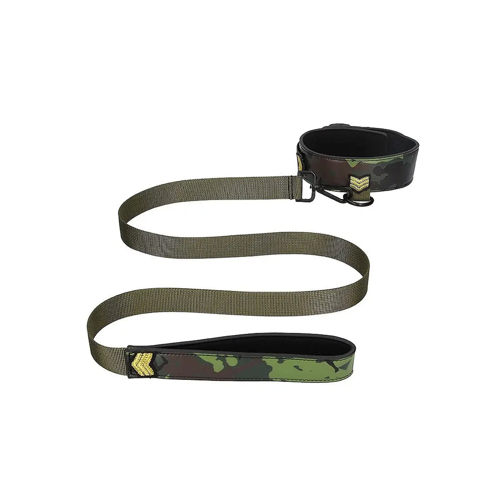 Army Bondage Kit for Playful Fun includes Breathable Ball Gag - Camo - Restraints