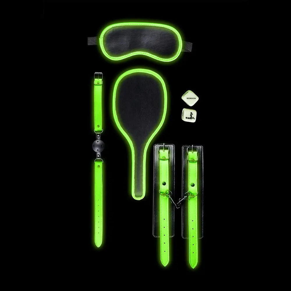 Ouch! Glow in the Dark Bondage Kit #1 - Glow in the Dark - Restraints