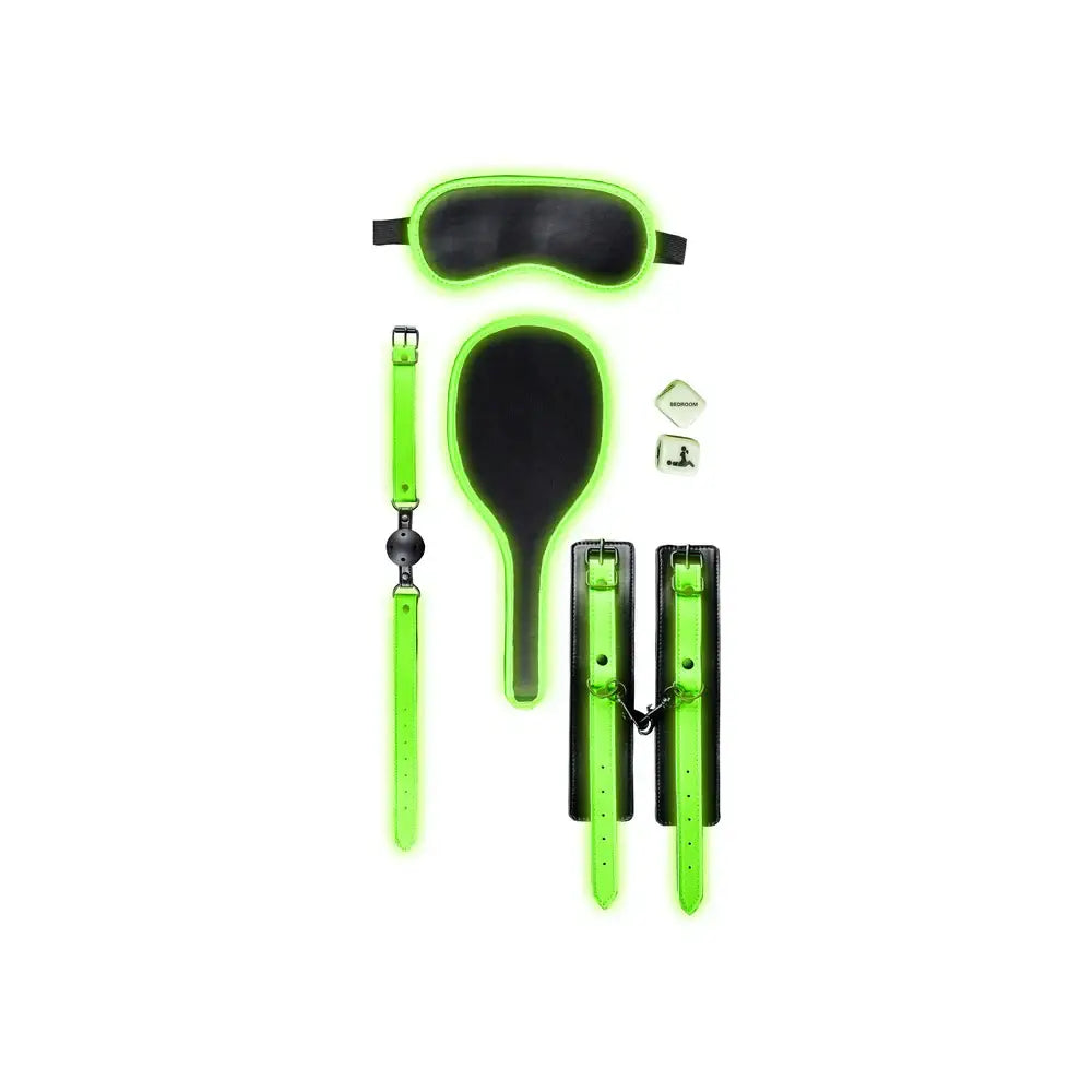 Ouch! Glow in the Dark Bondage Kit - Restraints