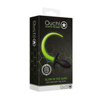 Ouch! Glow in the Dark Puppy Tail Plug - Glow in the Dark - Butt Plug