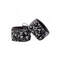 Ouch! Love Street Art Hand Cuffs - Black - Restraints