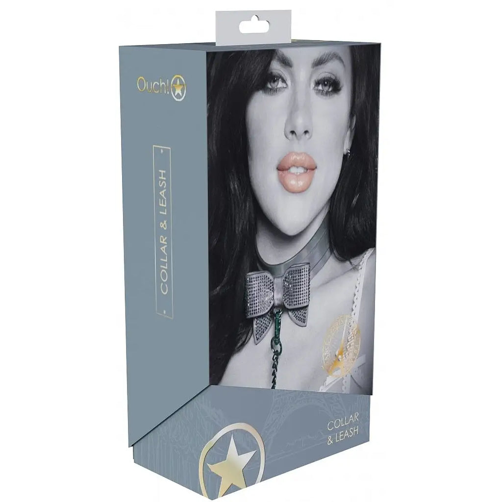 Shots Ouch! Paris Collection Collar with Leash - Rolik®