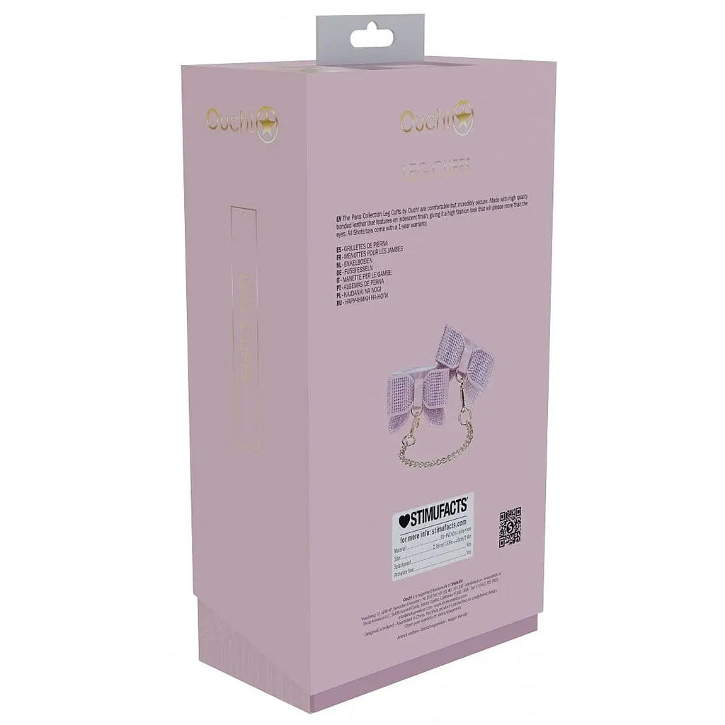 Shots Ouch! Paris Collection Leg Cuffs - Rolik®