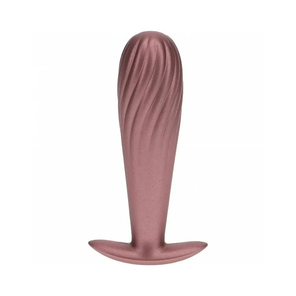 Ouch! Smooth Silicone Ribbed Anal Plug - Rolik®