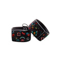 Ouch! Old School Tattoo Printed Hand Cuffs - Black - Restraints