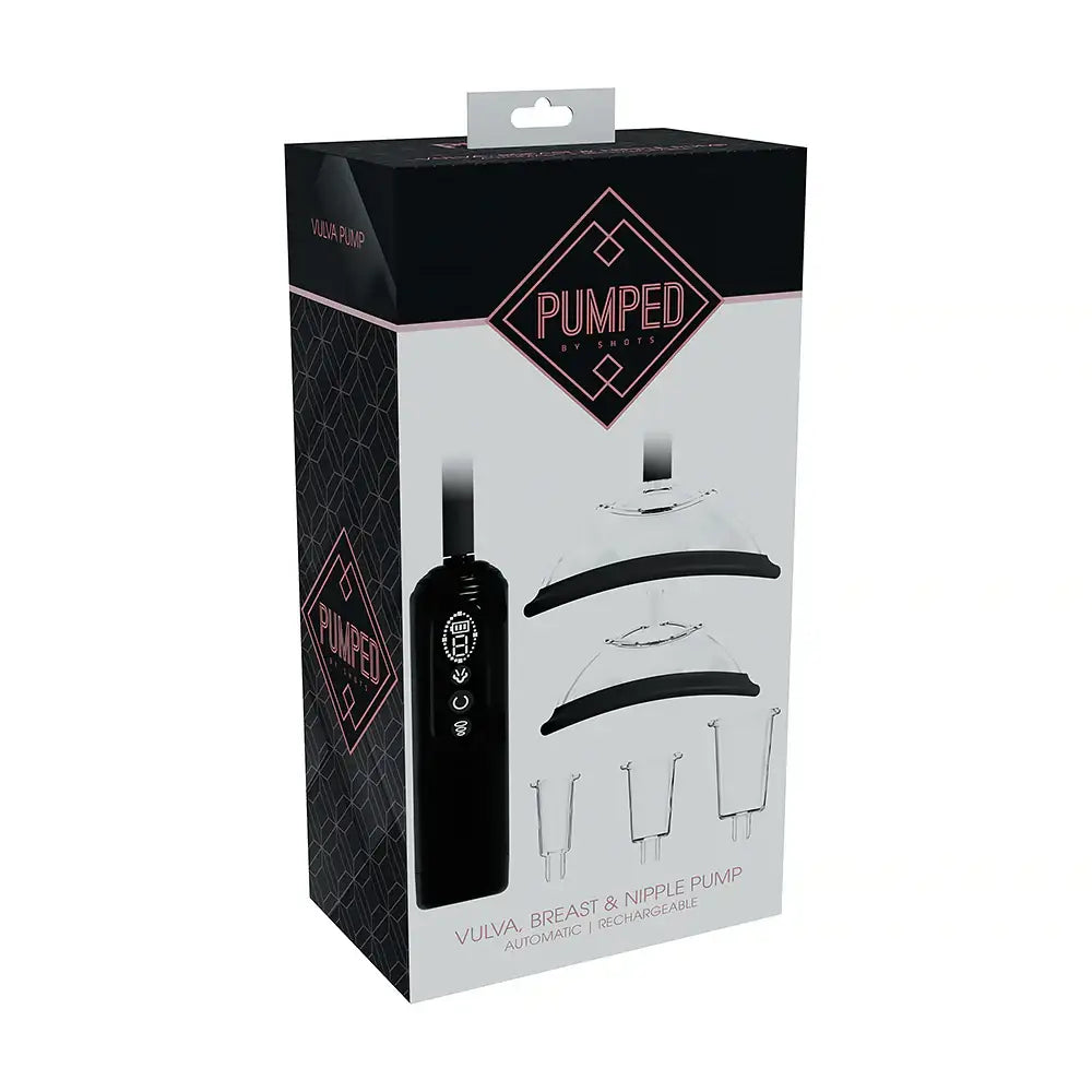 Shots Pumped Automatic Vulva Breast & Nipple Pump | USB Rechargeable