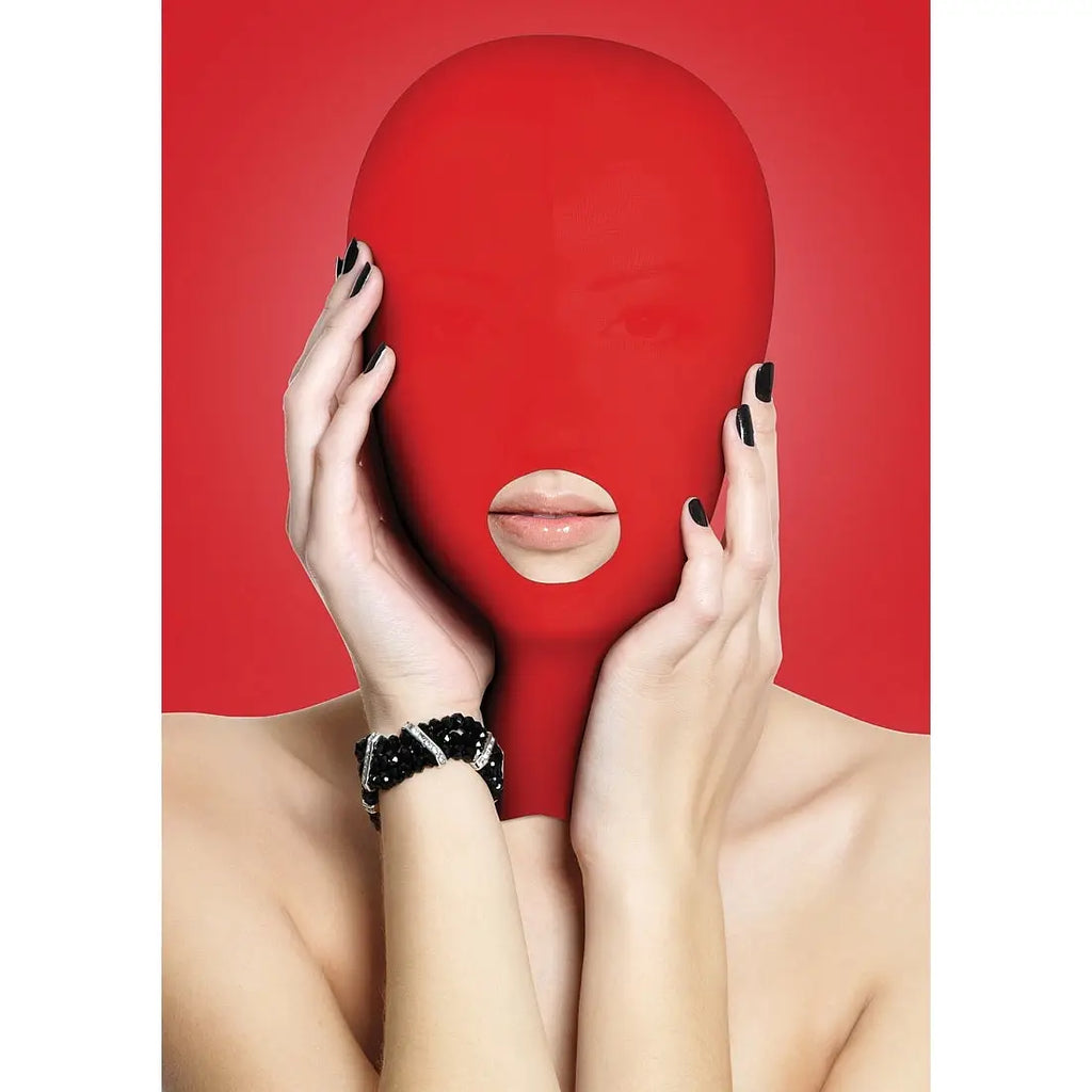 Ouch! Submission Mask - Red - Hood