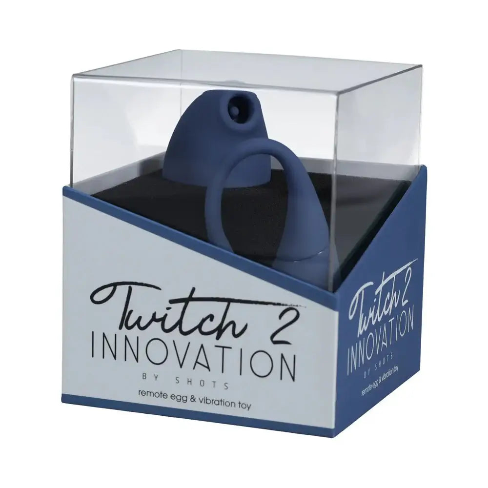 Twitch 2 Rechargeable Suction & Flapping Vibrator with Remote Control Vibrating Egg - Rolik®