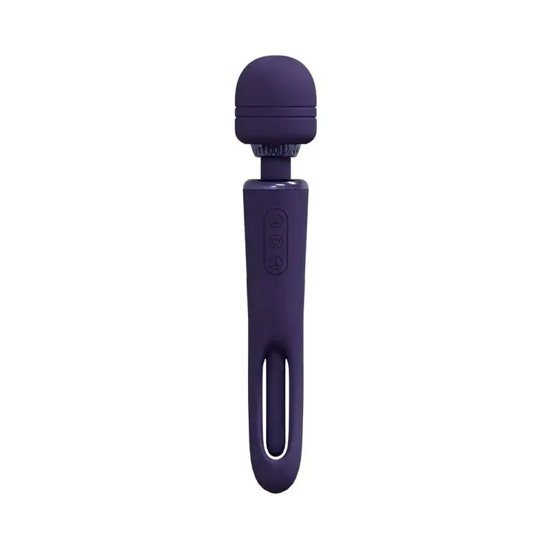 Vive Kiku Double Ended Wand Vibrator with G - Spot Flapping Stimulator - Rolik®