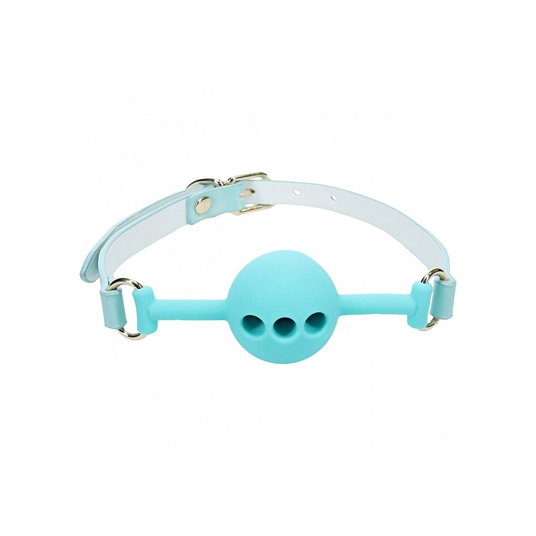 Shots Ouch! Paris Collection Silicone Ball Gag Blue - Rolik®