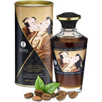 Shunga Aphrodisiac Warming Oil – Kissable Heating Massage Creamy Latte