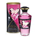 Shunga Aphrodisiac Warming Oil – Kissable Heating Massage Raspberry