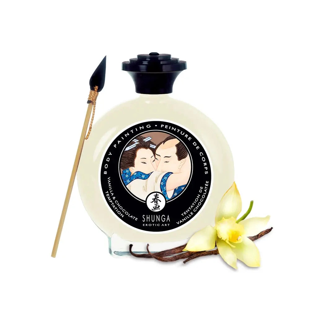 Shunga Edible Body Paint - Vanilla & Chocolate Temptation