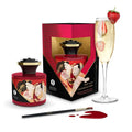 Shunga Edible Body Paint with Brush | Aphrodisiac Flavors Sparkling Strawberry Wine