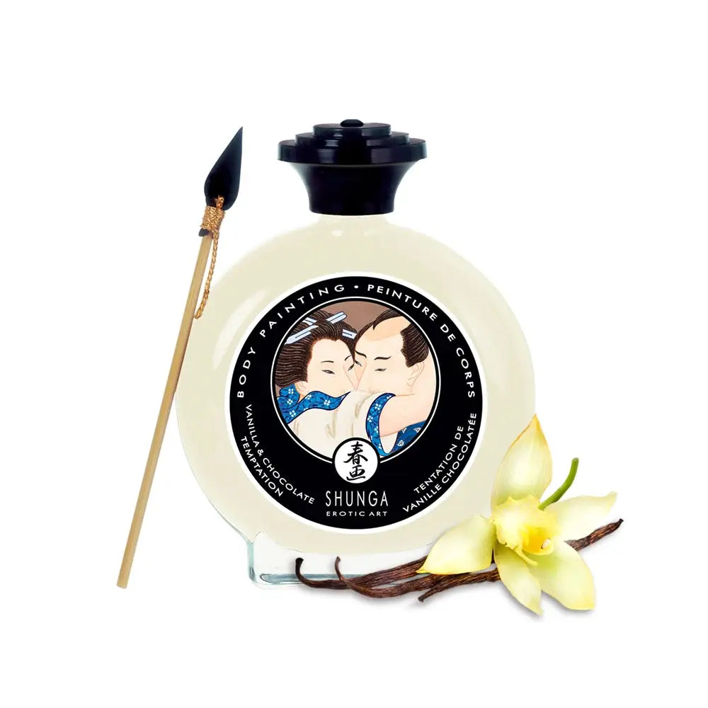 Shunga Edible Body Paint - Vanilla & Chocolate Temptation