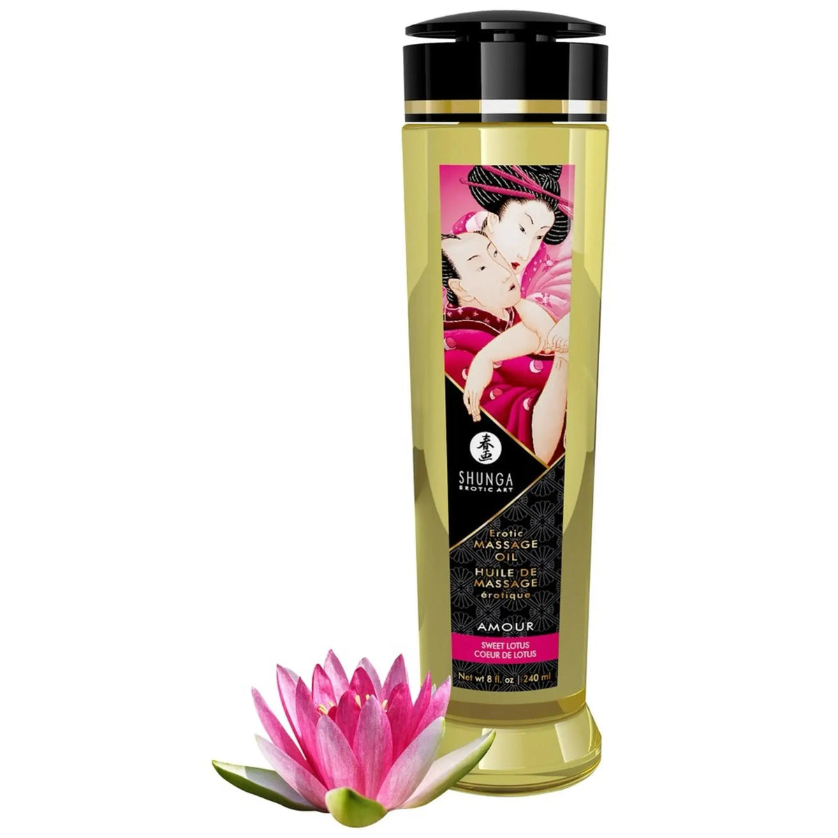 Shunga Erotic Massage Oil Amour - Sweet Lotus