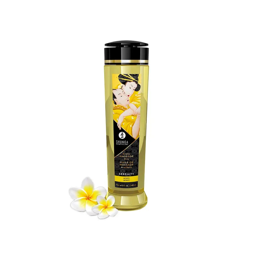 Shunga Erotic Massage Oil - Serenity - Monoi
