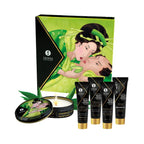 Shunga Geisha’s Secrets Gift Set - Green Tea - Massage Oil