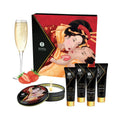 Shunga Geisha’s Secrets Gift Set - Sparkling Strawberry Wine - Massage Oil
