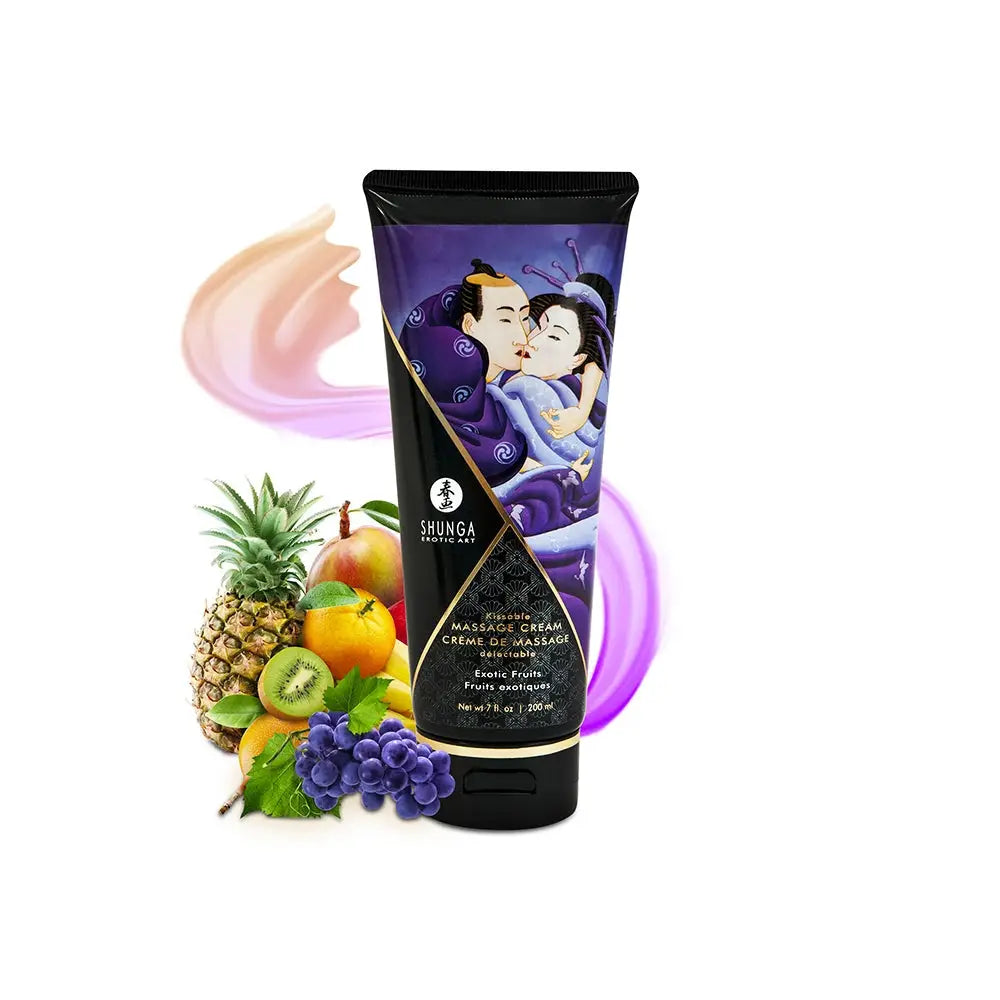 Shunga Kissable Massage Cream - Exotic Fruits - Lotion