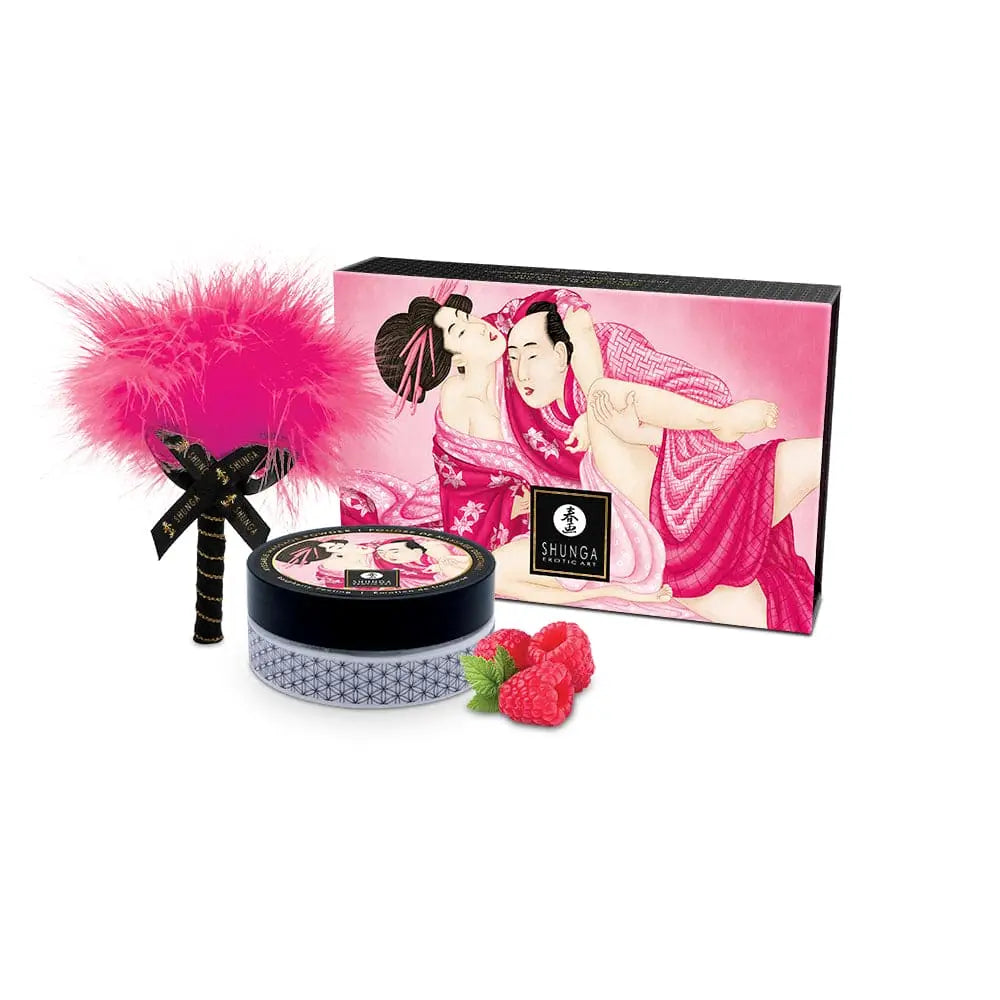 Shunga Kissable Massage Powder Raspberry Rolik®