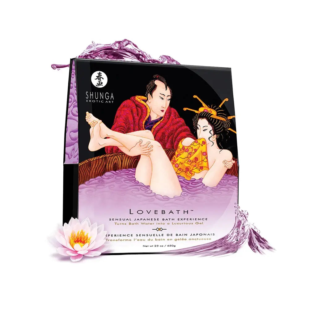 Shunga Lovebath™ - A Sensual Bath Experience - Lotus - Bubble