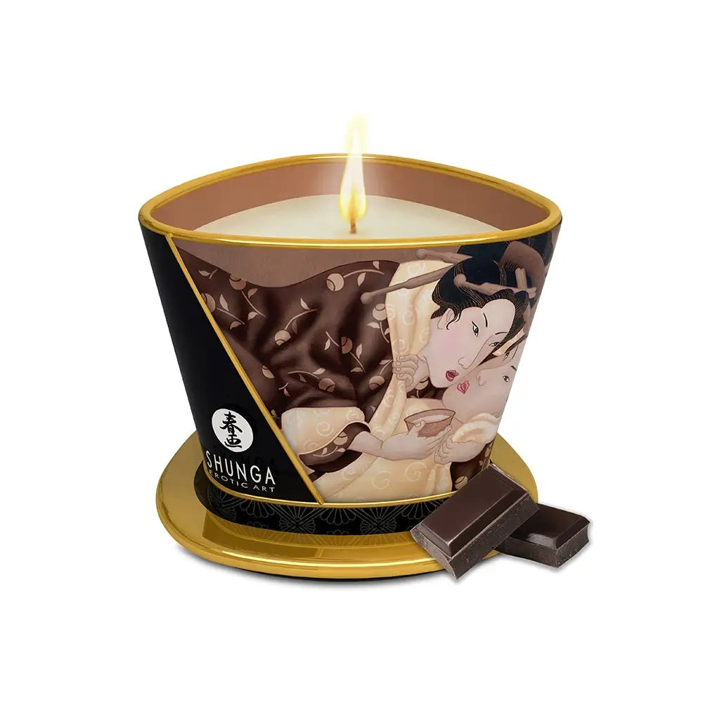 Shunga Massage Candles - Intoxicating Chocolate - Candle