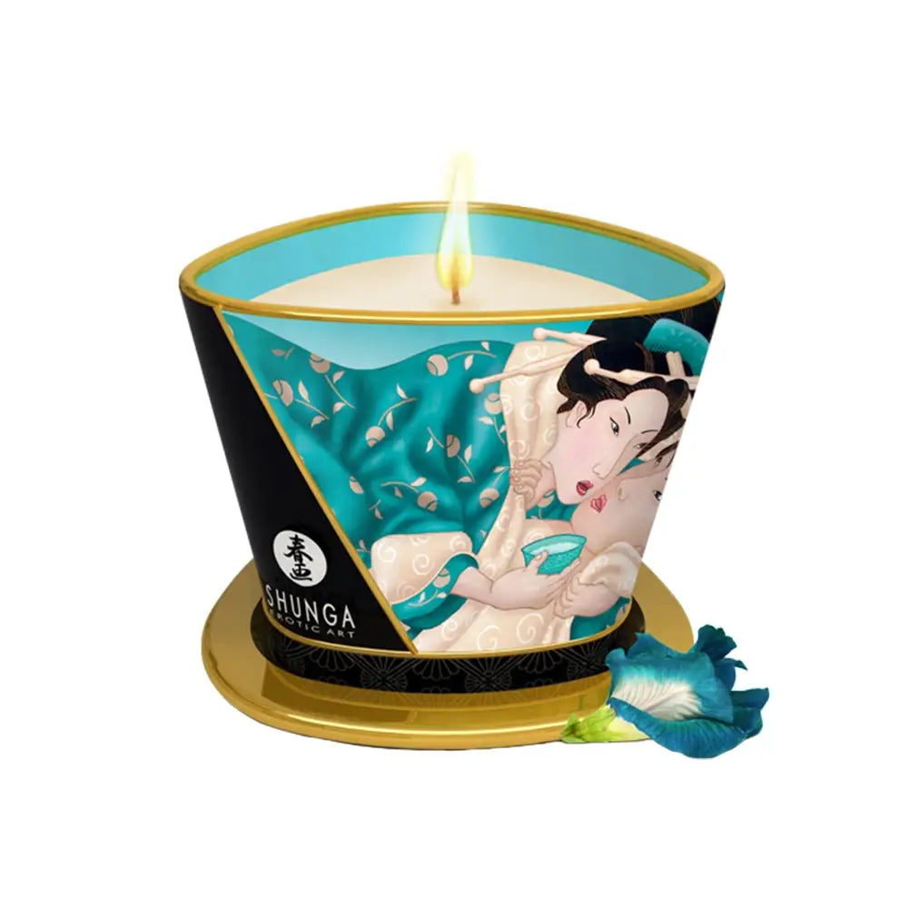 Shunga Massage Candles - Island Blossoms - Candle