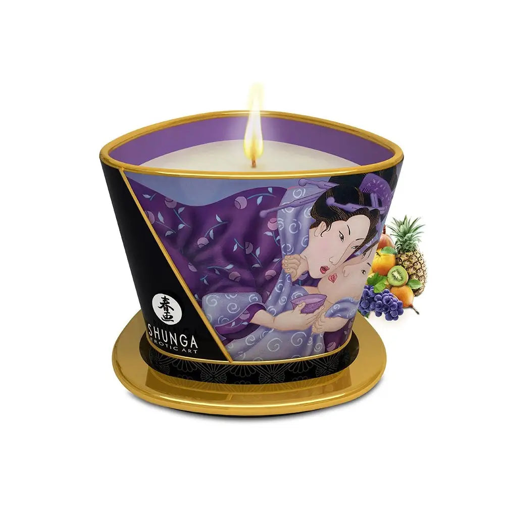 Shunga Massage Candles - Exotic Fruits - Candle