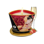 Shunga Massage Candles - Sparkling Strawberry Wine - Candle