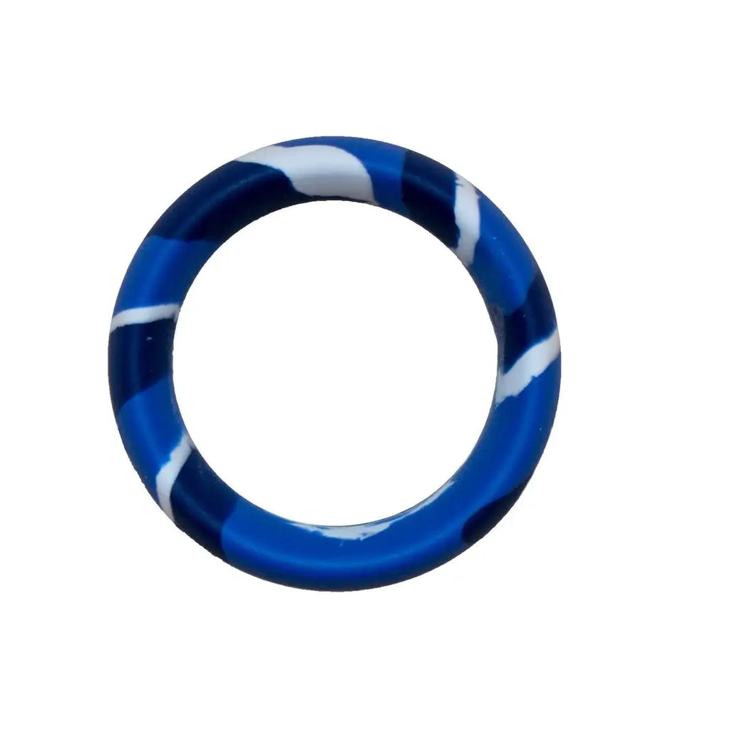 Major Dick Blue Camo Commando Silicone C - Ring - 1.75’’ - C-Ring