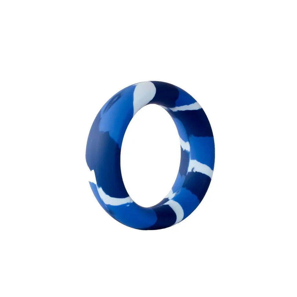 Major Dick Blue Camo Commando Silicone C - Ring - 2’’ - C-Ring
