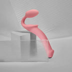 Silicone Bendable Strapless Strap On Dildo