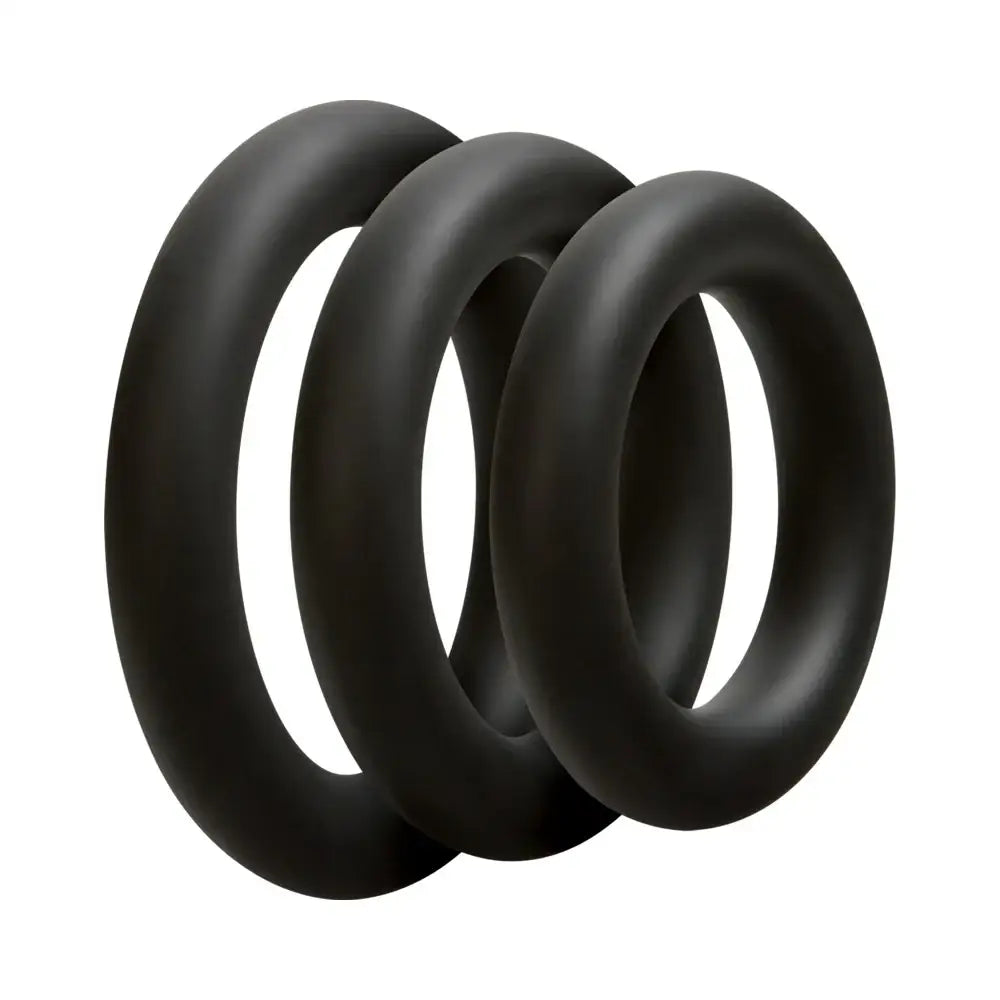Doc Johnson Optimale 3 C-Ring Set Thick Black Rolik®